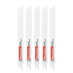 Makita P-04927 Multi-Material Reciprocating Saw Blades 200mm 5 Pack