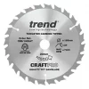 Trend CraftPo CSB/16524T Wood Thin Kerf Combination Circular Saw Blade for Cordless Saws 165 x 20mm 24T -Cutting & Blades Shop 205XG P