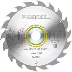Festool Wood/Plastic TCT Circular Saw Blade 160 x 20mm 18T