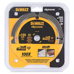DeWalt EXTREME Fibre Cement Diamond Tooth Circular Saw Blade 165 x 20mm 4T 4 DeWalt EXTREME Fibre Cement Diamond Tooth Circular Saw Blade 165 x 20mm 4T - Image 2