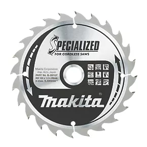 Makita Wood TCT Circular Saw Blade 165 x 20mm 24T 3 Makita Wood TCT Circular Saw Blade 165 x 20mm 24T