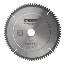 Erbauer Aluminium TCT Saw Blade 250 x 30mm 80T