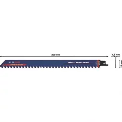 Bosch Expert S1241HM Aerated Concrete Carbide Reciprocating Saw Blade 300mm -Cutting & Blades Shop 371RR A5