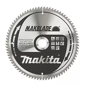 Makita Wood TCT Circular Saw Blade 260 x 30mm 80T 3 Makita Wood TCT Circular Saw Blade 260 x 30mm 80T