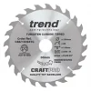 Trend CraftPo CSB/19024TC Wood Thin Kerf Circular Saw Blade for Cordless Saws 190 x 30mm 24T -Cutting & Blades Shop 451XG P
