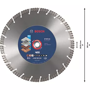 Bosch Expert Masonry Diamond Cutting Disc 300 x 20/25.4mm 4 Bosch Expert Masonry Diamond Cutting Disc 300 x 20/25.4mm - Image 2