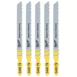 Milwaukee 4932346079 Wood Jigsaw Blade 75mm 5 Pack