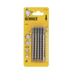 DeWalt T101B Multi-Material Jigsaw Blade 100mm 5 Pack 7 DeWalt T101B Multi-Material Jigsaw Blade 100mm 5 Pack -Cutting & Blades Shop 534TH A2