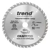 Trend CraftPo CSB/16540T Wood Thin Kerf Circular Saw Blade 165 x 20mm 40T -Cutting & Blades Shop 552XG P