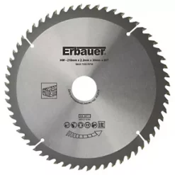 Erbauer Wood Circular Saw Blade 210 x 30mm 60T
