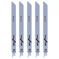 Bosch S1122BF Metal Reciprocating Saw Blades 225mm 5 Pack