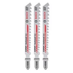 Bosch Expert T144DHM Hardwood & WPC Jigsaw Blades 100mm 3 Pack