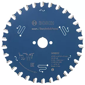 Bosch Expert Sandwich Panel Circular Saw Blade 160 x 20mm 30T 3 Bosch Expert Sandwich Panel Circular Saw Blade 160 x 20mm 30T