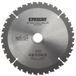 Erbauer Multi-Material Circular Saw Blade 165 x 20mm 40T