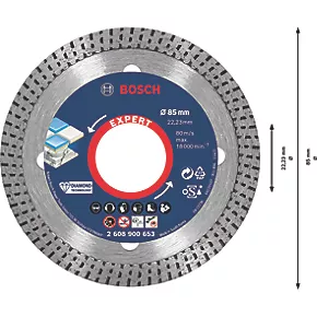 Bosch Expert Masonry Diamond Cutting Disc 85 x 22.23mm 6 Bosch Expert Masonry Diamond Cutting Disc 85 x 22.23mm - Image 4