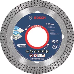 Bosch Expert Masonry Diamond Cutting Disc 85 x 22.23mm 3 Bosch Expert Masonry Diamond Cutting Disc 85 x 22.23mm