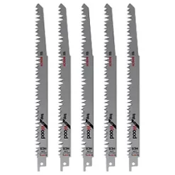 Bosch S1531L Green Wood Reciprocating Saw Blades 240mm 5 Pack
