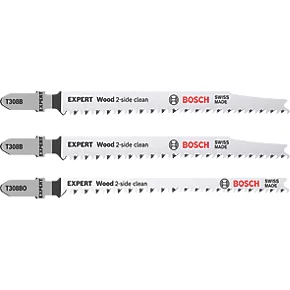 Bosch Expert T 308 Wood Wood 2-Side Clean Jigsaw Blades 3 Pack 3 Bosch Expert T 308 Wood Wood 2-Side Clean Jigsaw Blades 3 Pack