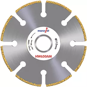 Marcrist HW650 Multi-Material Cordless Angle Grinder Diamond Wood Blade 115 x 22.23mm 3 Marcrist HW650 Multi-Material Cordless Angle Grinder Diamond Wood Blade 115 x 22.23mm