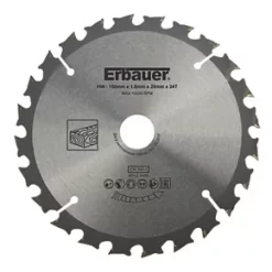 Erbauer Wood TCT Saw Blade 150 x 20mm 24T