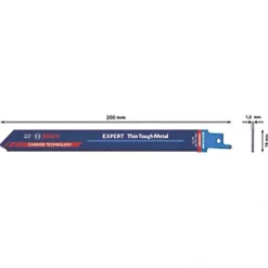 Bosch Expert S1022EHM Stainless Steel Carbide Reciprocating Saw Blade 200mm -Cutting & Blades Shop 793RR A2