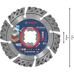 Bosch Expert X-Lock Masonry Diamond Cutting Disc 115mm 6 Bosch Expert X-Lock Masonry Diamond Cutting Disc 115mm - Image 4