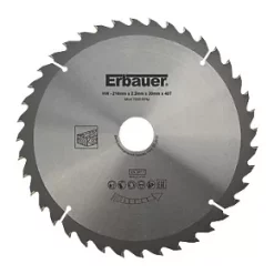 Erbauer Wood TCT Saw Blade 216 x 30mm 40T