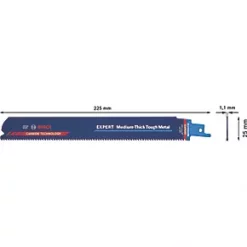 Bosch Expert S1155HHM Steel Reciprocating Saw Blade 225mm -Cutting & Blades Shop 895RR A5
