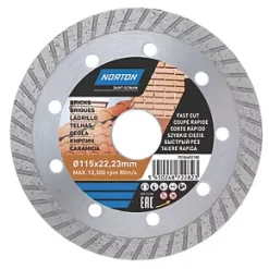 Norton Multi-Material Diamond Cutting Disc 115 x 22.23mm
