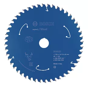 Bosch Expert Wood Circular Saw Blade 165 x 20mm 48T 3 Bosch Expert Wood Circular Saw Blade 165 x 20mm 48T