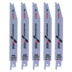 Bosch S123XF Metal Reciprocating Saw Blades 150mm 5 Pack