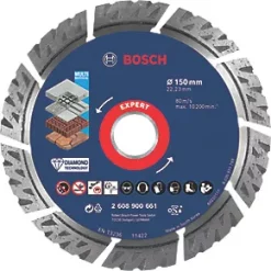 Bosch Expert Masonry Diamond Cutting Disc 150 x 22.23mm
