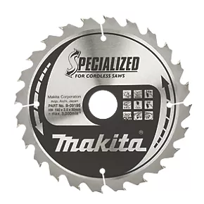 Makita Wood TCT Circular Saw Blade 190 x 30mm 24T 3 Makita Wood TCT Circular Saw Blade 190 x 30mm 24T